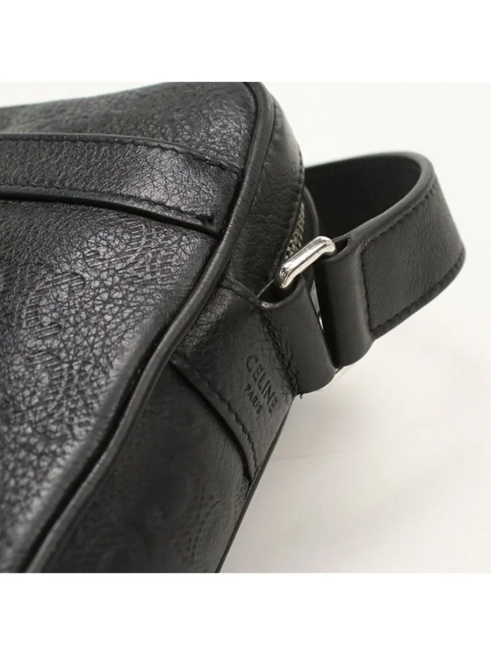 Celine Messenger Bag Embossed Triomphe Crossbody Calf